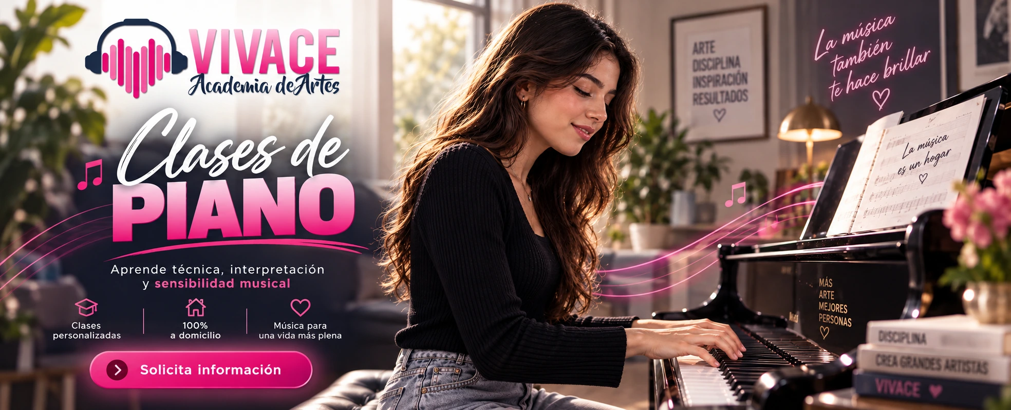 Clases de Piano · Vivace Academia de Artes